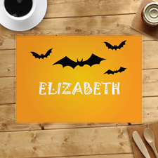 Bat Personalized Halloween Placemat