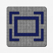 Custom Design 18X18 Game mat