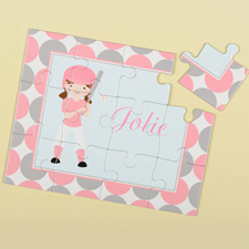 Baseball Personalized Kids Puzzle