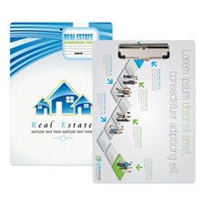 Custom Promotional Full Color Imprint Clipboard (Front & Back)