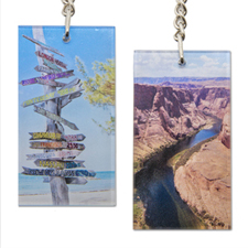 Personalized Acrylic Keychain Rectangular 1.5