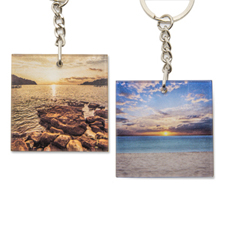 Personalized Acrylic Keychain Square 1.875