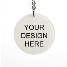 Custom Imprint Acrylic Keychain Round 2