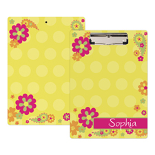 Flower Garden Personalized Clipboard