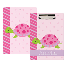 Smiley Turtle Personalized Clipboard