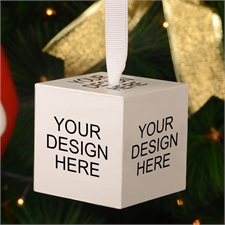 Custom Full Color Imprint Wood Cube 2