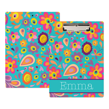 Cute Flower Personalized Clipboard