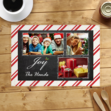 Joy Personalized Photo Placemat