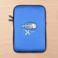 Custom Full Color Print Logo Ipad Mini Sleeve, Blue
