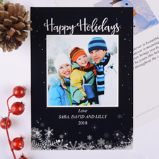Frozen In Time Personalized Photo Christmas Card