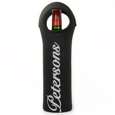 Glitter Personalized Neoprene Wine Tote Bag Bag