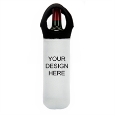 Custom Full Color Print (One Side) Neoprene Wine Tote Bag Bag