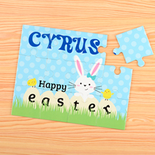 Happy Easter Personalized Kids Puzzle