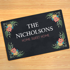 Home Sweet Home Personalized Doormat, 17X27