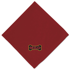 Bone Custom Name Dog Bandanas, 20 Inch