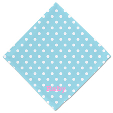 Polka Dot Custom Name Dog Bandanas, 20 Inch