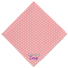 Dot Personalized Dog Name Bandanas, 20 Inch