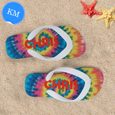 Dye Personalized Flip Flops, Kids Medium