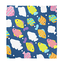 Custom All Over Print Child Size Bandana, 18X18 Inch