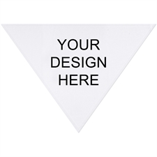 Custom Imprint Full Color Triangle Doggie Bandana, Medium 28