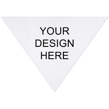 Custom Imprint Full Color Triangle Doggie Bandana, Large 31