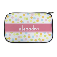 Multi Dot Personalized Neoprene Cosmetic Bag