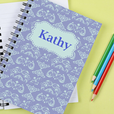 Damask Personalized Notebook