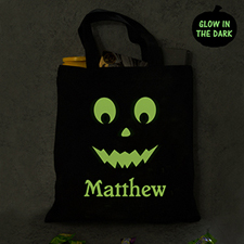 Personalized Glow In The Dark Trick Or Treat Bag