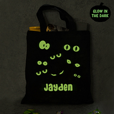 Personalized Halloween Glow In The Dark Bag