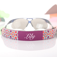 Greek Pattern Personalized Sunglass Strap
