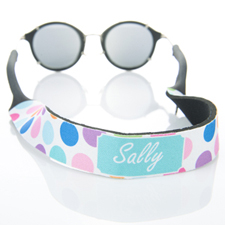 Colorful Dot Monogrammed Sunglass Strap