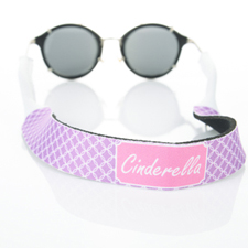 Lavender Interlocking Circle Monogrammed Sunglass Strap