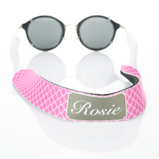 Hot Pink Interlocking Circle Monogrammed Sunglass Strap