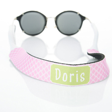 Pink Interlocking Circle Monogrammed Sunglass Strap
