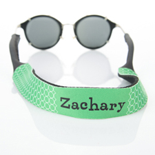 Green Circle Monogrammed Sunglass Strap