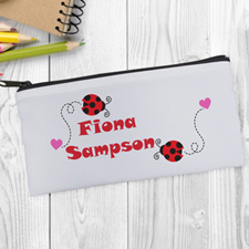 Ladybird Personalized Pencil Bag
