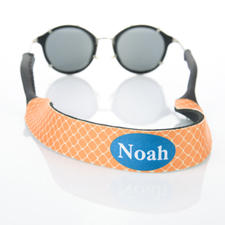 Orange Clover Custom Monogram Sunglass Strap