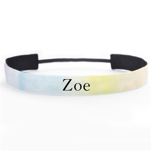 Watercolor Custom Name 1 Inch Headband