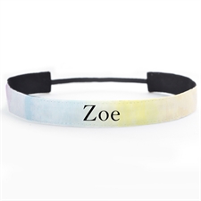 Watercolor Custom Name 1 Inch Headband