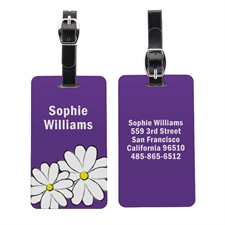 Daisy Personalized Aluminum Luggage Tag