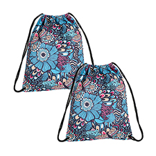 Custom Design All Over Print Drawstring Backpack, Small
