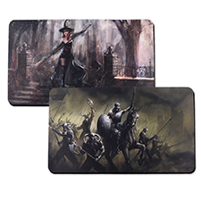 Custom Imprint 14X24 Rubber Game mat, 2-sides