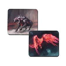 Custom Imprint 12X14 Rubber Game mat, 2-sides