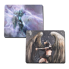 Custom Imprint 28X23.5 Rubber Game mat, 2-sides