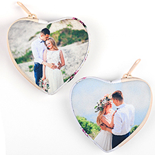 Custom Photo Heart-Shaped Coin Purse