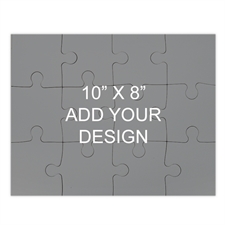 10 x 8 Wooden Jigsaw Puzzle (Landscape, 12 or 100 pieces)