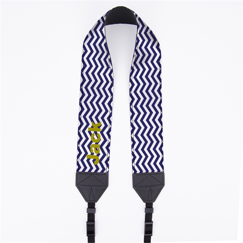 Purple Chevron Personalized 2” Camera Strap
