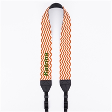 Orange Chevron Personalized 1.5