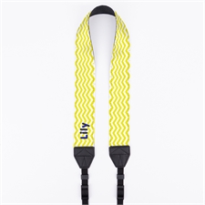 Yellow Chevron Personalized 1.5