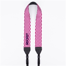 Hot Pink Chevron Personalized 1.5